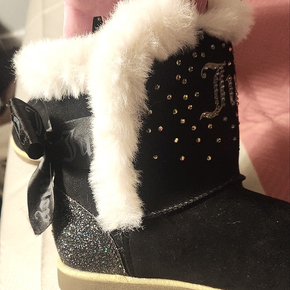 Juicy couture fur boot with bow - Picture 1 of 6
